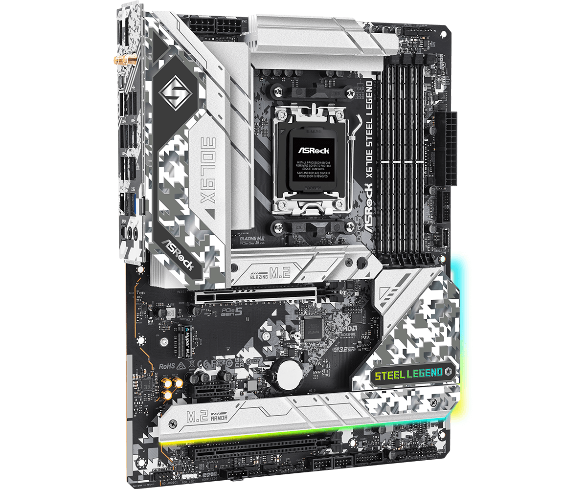 ASROCK X670E STEEL LEGEND X670 - X870E Atx Motherboard ulasan dan harga