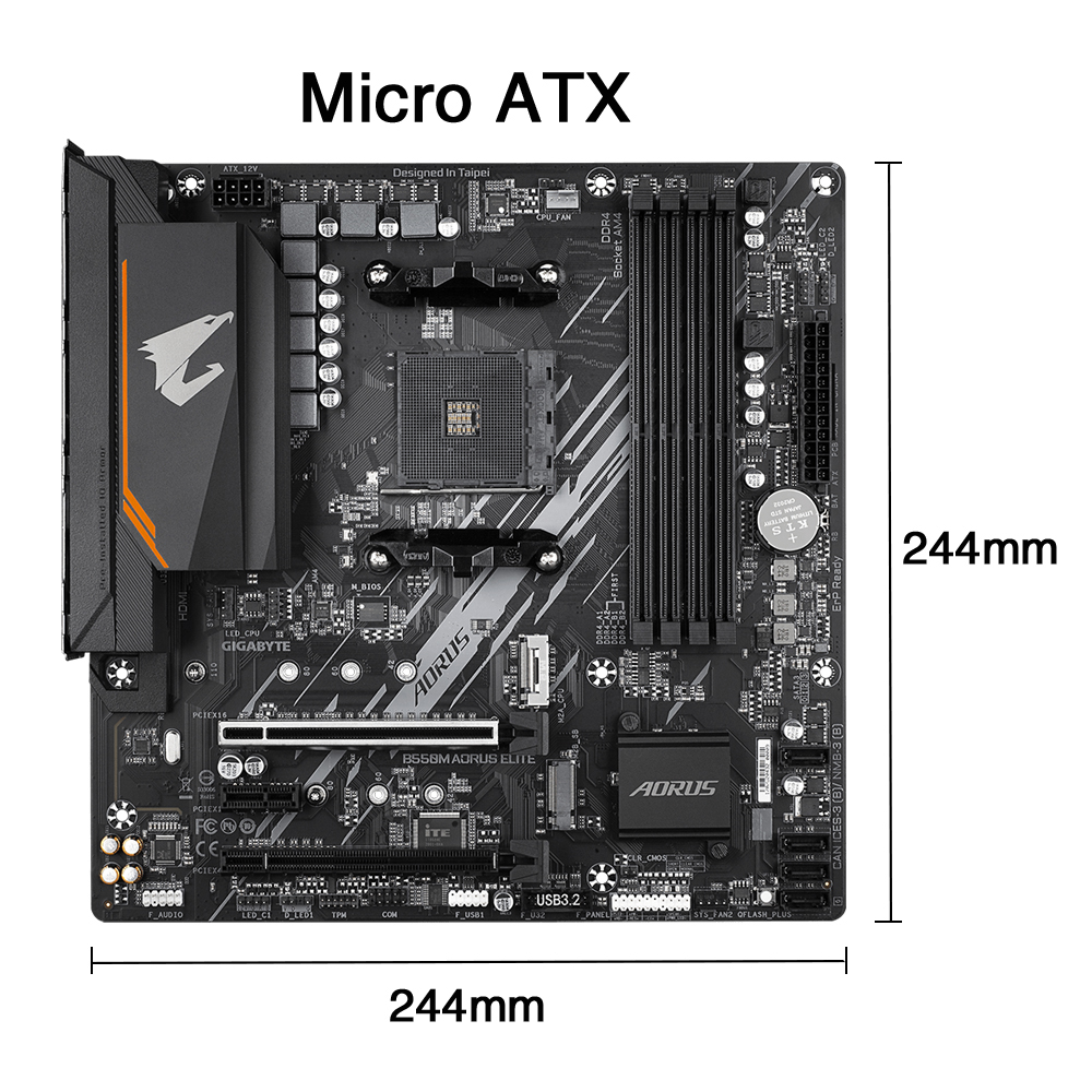 GIGABYTE New B550M AORUS ELITE - X870E Atx Motherboard ulasan dan harga