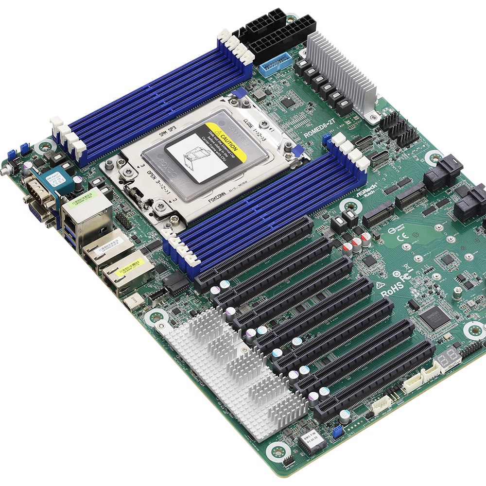Original ASRock Rack ROMED8-2T - Dual Socket Sp3 Epyc Motherboard ulasan dan harga
